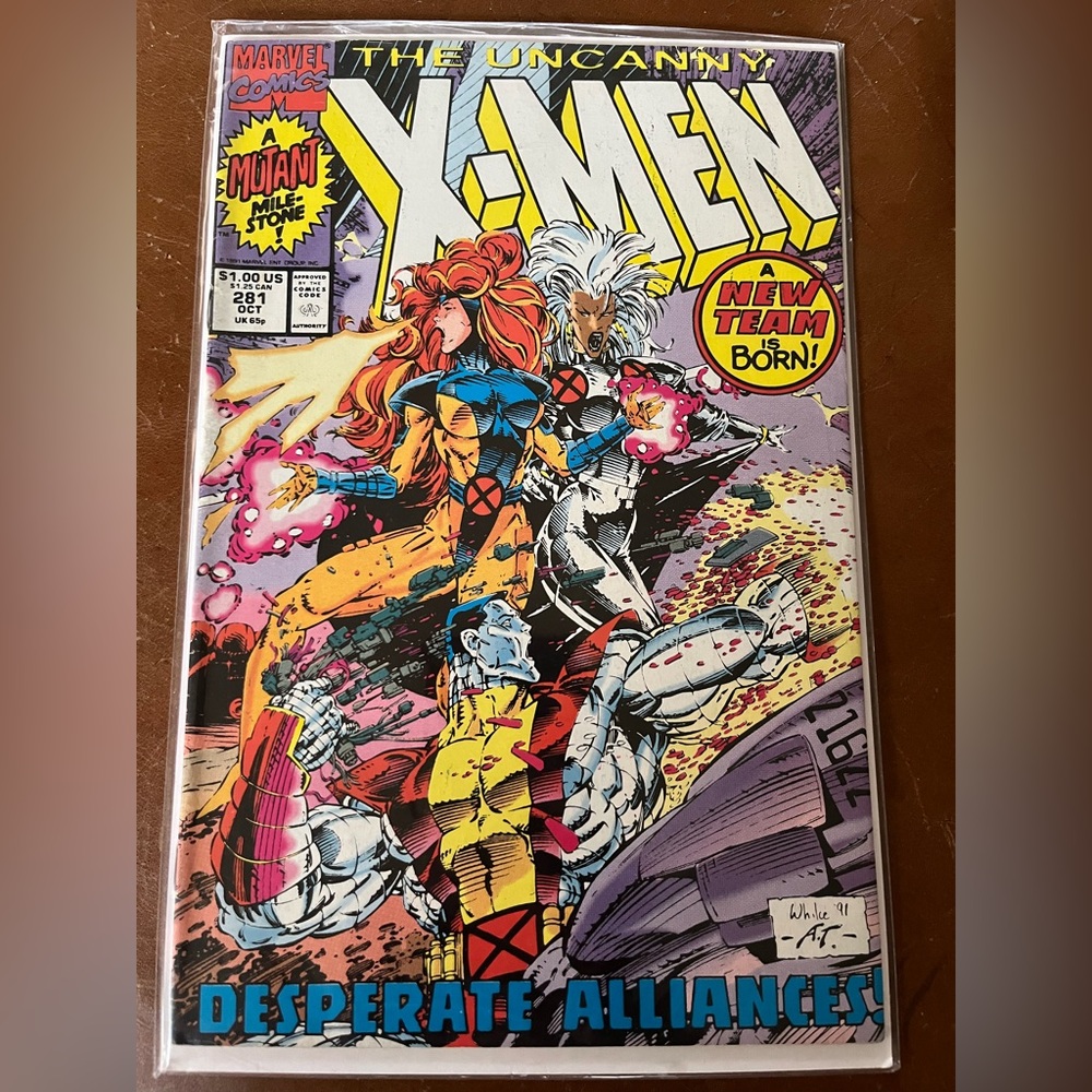 The Uncanny X-Men #281 Desperate Alliances! Phoenix Marvel Comics Oct 1991 VF
